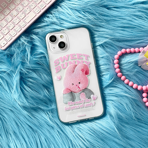 [THENINEMALL] Lollipop Windy Clear Phone Case (3 types)