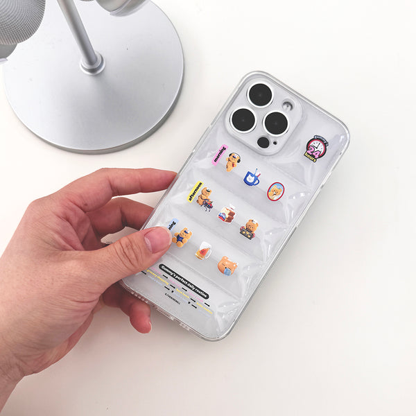 [THENINEMALL] Gummys Daily Routine Clear Phone Case (1 Type)