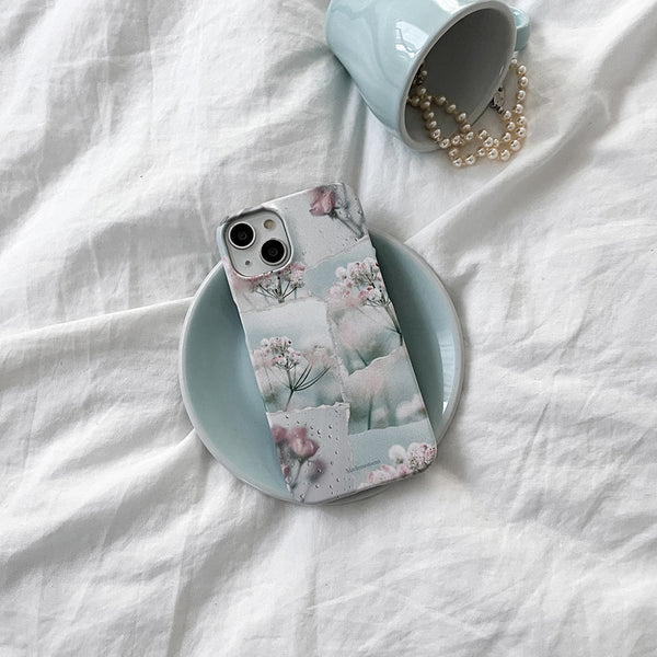 [Mademoment] Dreamy Floral Collage Design Phone Case