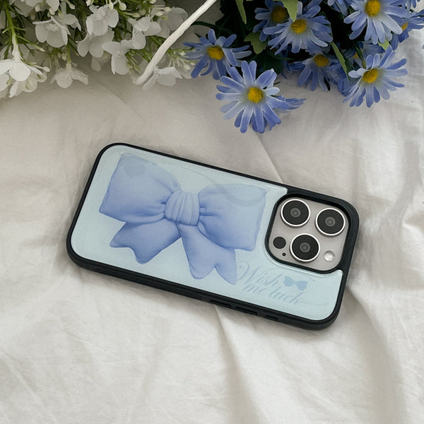 [Mademoment] Big Wish Ribbon Design Bumper Phone Case