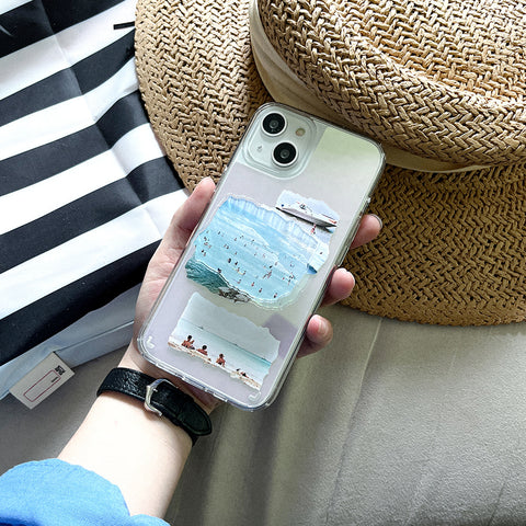 [Mademoment] Summer Vacation Design Glossy Mirror Phone Case