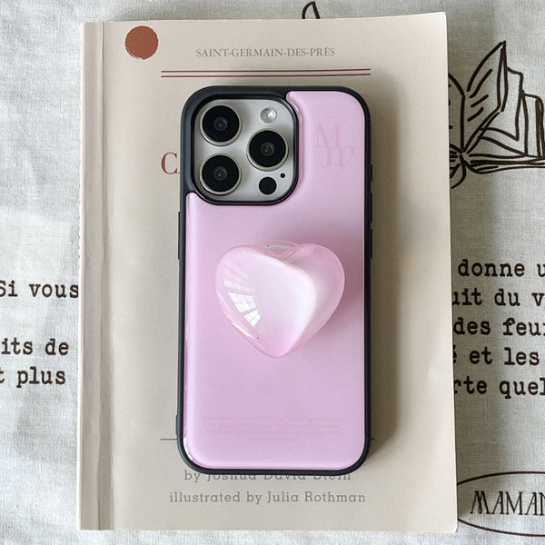 [Mademoment] Blossom Plain Design Bumper Phone Case