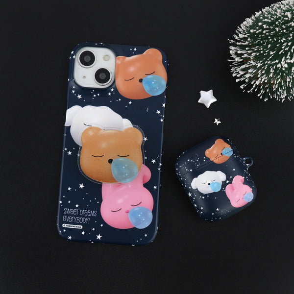 [THENINEMALL] Pattern Sweet Dreams Hard Phone Case (2 types)