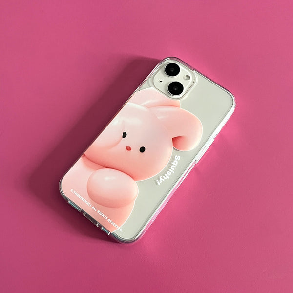 [THENINEMALL] Windy Squishy Clear Phone Case (3 types)