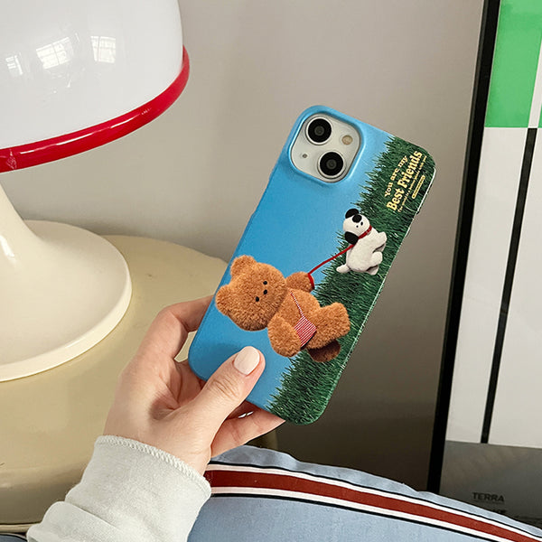 [THENINEMALL] Best Friend Gummy Hard Phone Case (2 types)