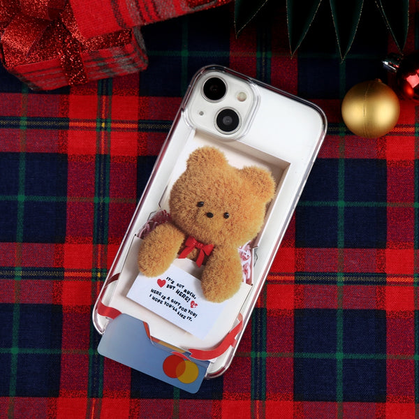 [THENINEMALL] Present Gummy Clear Phone Case (3 types)