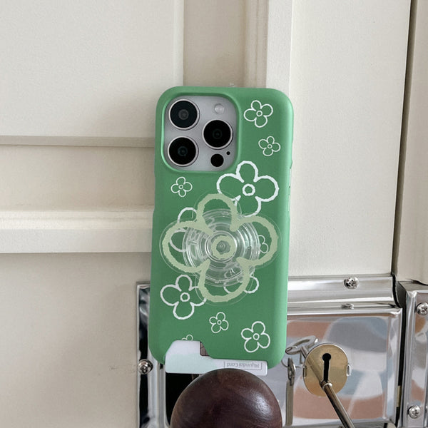 [Mademoment] Flower Doodle Pattern Design Phone Case