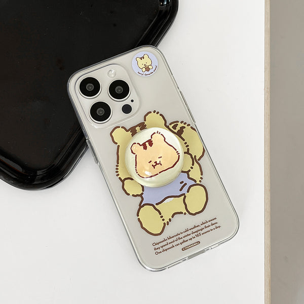 [THENINEMALL] Favorite Acorn Clear Phone Case (3 types)