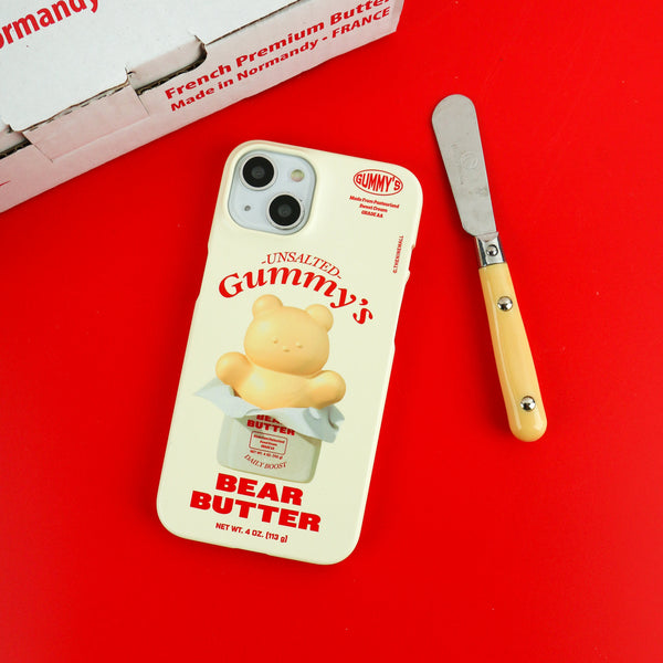 [THENINEMALL] Butter Gummy Hard Phone Case (2 types)