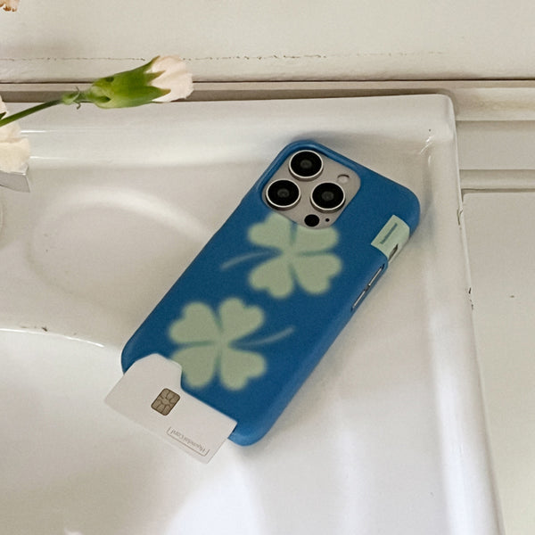 [Mademoment] Lucky Clover Design Phone Case