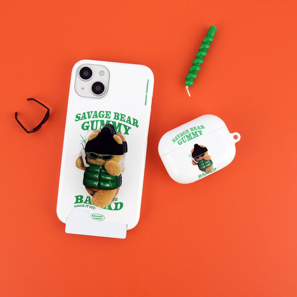 [THENINEMALL] Puffer Bad Gummy Hard Phone Case (2 types)