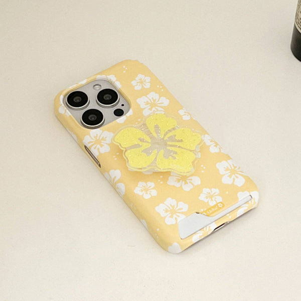 [Mademoment] Aloha Flower Design Phone Case