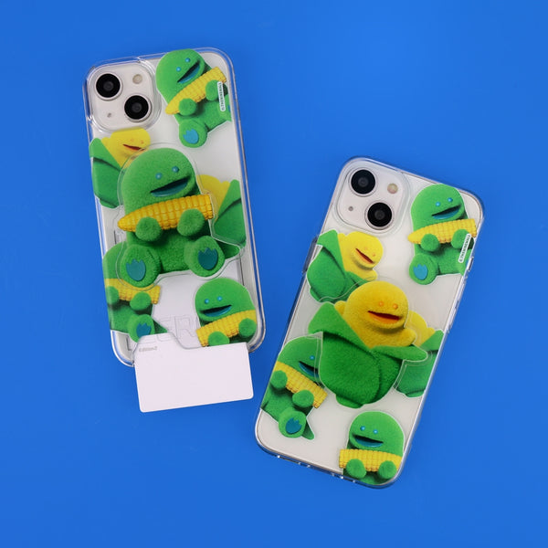 [THENINEMALL] Corntastic Raptor Clear Phone Case (3 types)