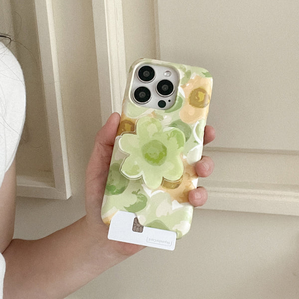 [Mademoment] Flower Watercolor Design Phone Case