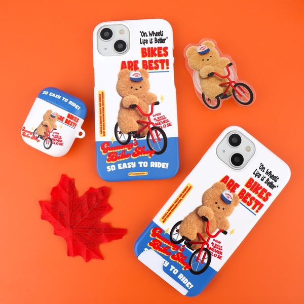 [THENINEMALL] Gummys Bike Shop Hard Phone Case (2 types)