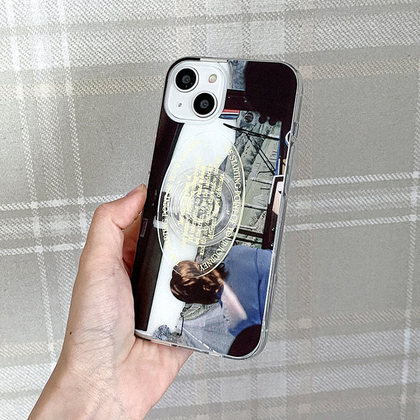 [Mademoment] Afternoon Bus Design Clear Phone Case (3 Types)