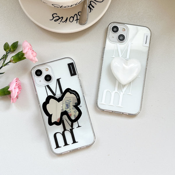 [Mademoment] Two Tone Design Clear Phone Case (3 Types)