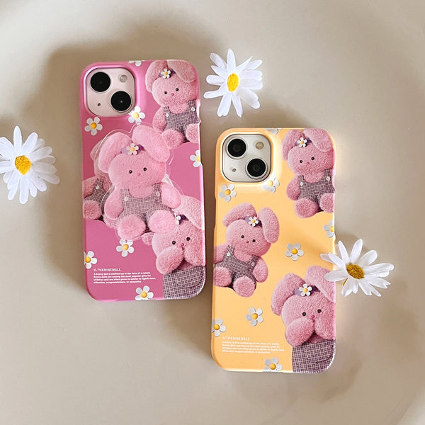 [THENINEMALL] Daisy Hair Tie Windy Hard Phone Case (2 types)