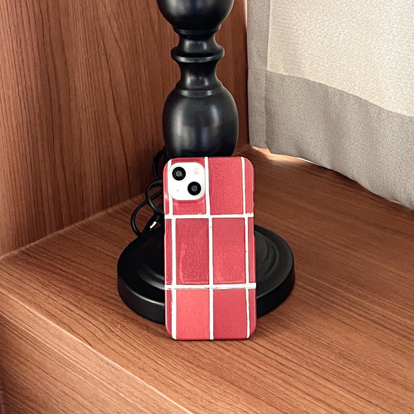 [Mademoment] Old Brown Tile Design Phone Case