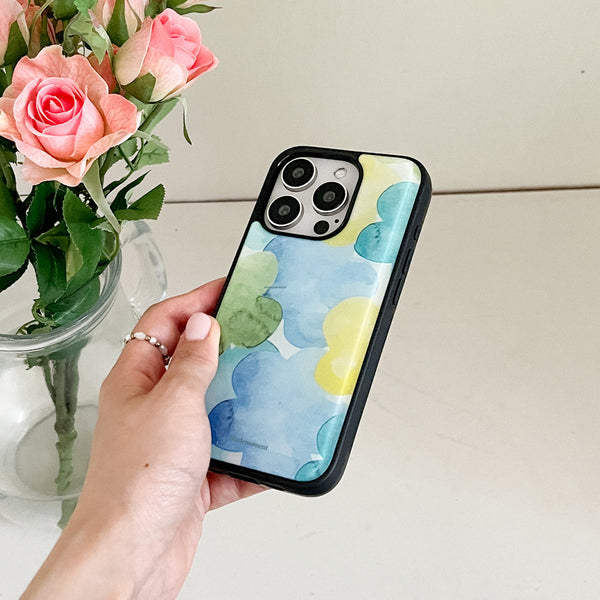 [Mademoment] Dreamy Pond Splash Design Bumper Phone Case