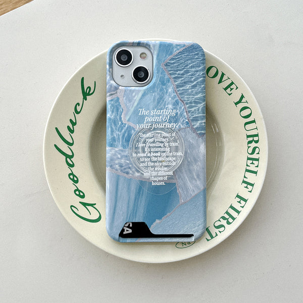 [Mademoment] Collage Beach Design Phone Case