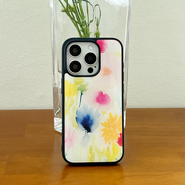 [Mademoment] Iris Garden Design Bumper Phone Case