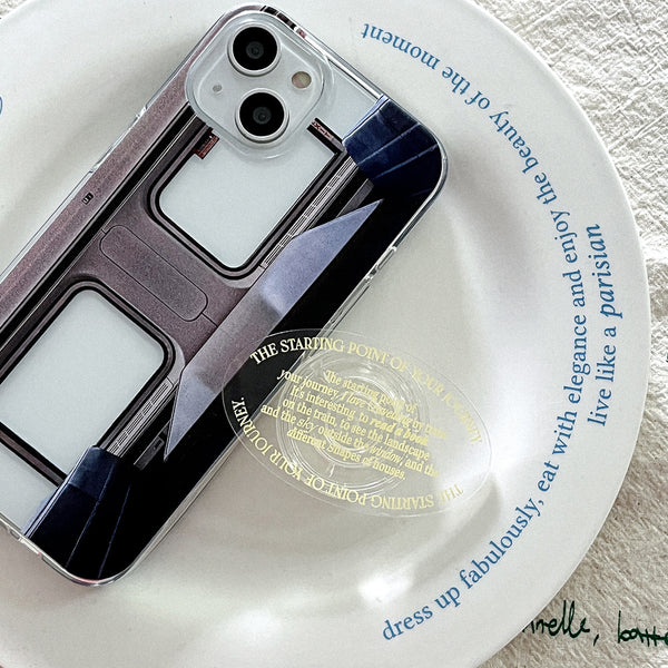 [Mademoment] Travel Mood Design Clear Phone Case (3 Types)