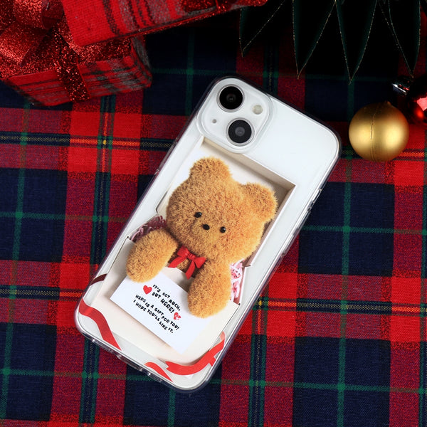 [THENINEMALL] Present Gummy Clear Phone Case (3 types)