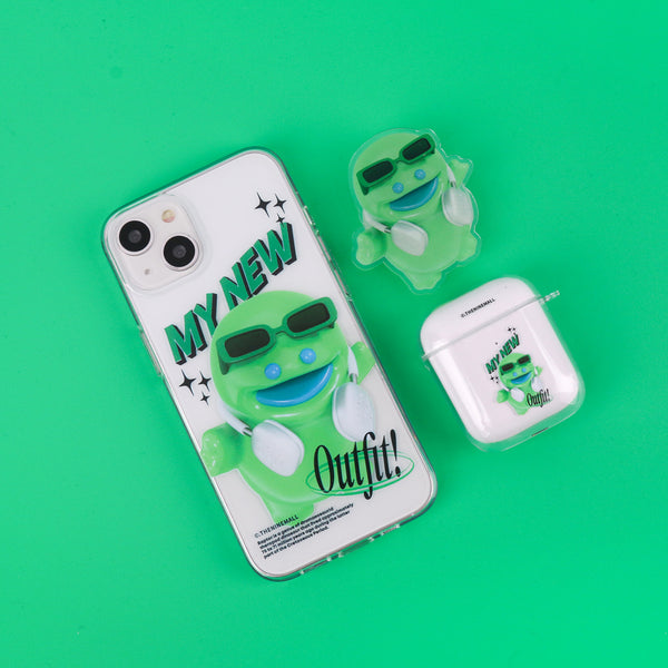 [THENINEMALL] New Outfit Raptor Clear Phone Case (3 types)