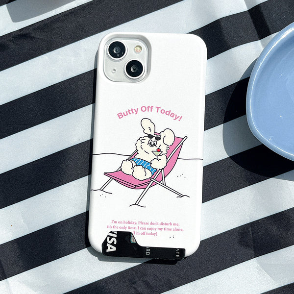 [Mademoment] Off Today Butty Design Phone Case