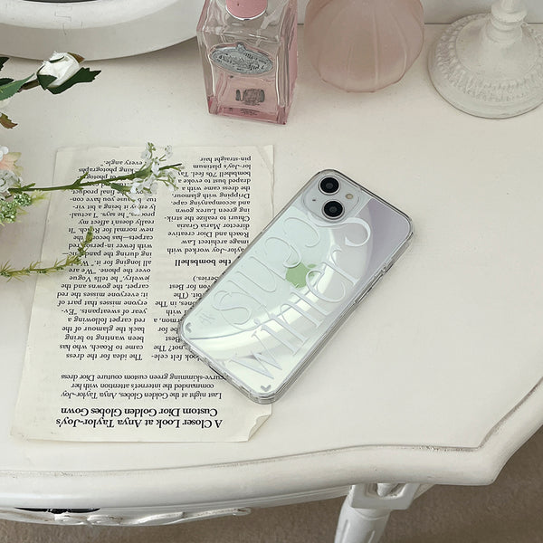 [Mademoment] Scents Of Winter Design Glossy Mirror Phone