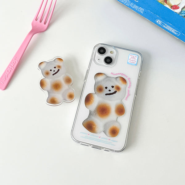 [THENINEMALL] Humongous Gummy Mallow Clear Phone Case (3 types)