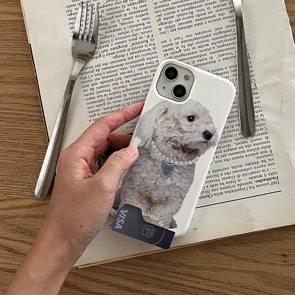 [Mademoment] Puppy Souvenir Pendant Design Phone Case