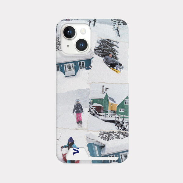 [Mademoment] Collage White Snow Design Phone Case