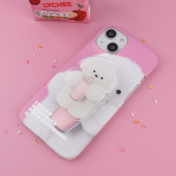 [THENINEMALL] Favorite Milkshake Hard Phone Case (2 types)