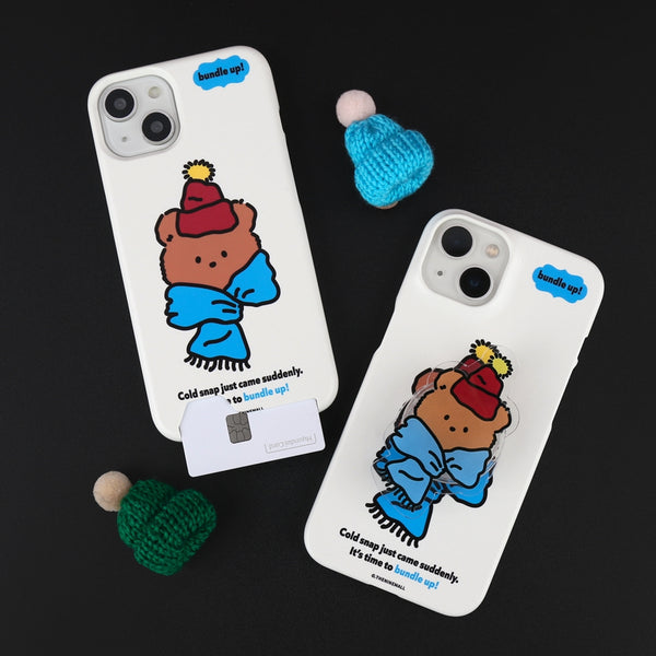 [THENINEMALL] Bundle Up Gummy Hard Phone Case (2 types)