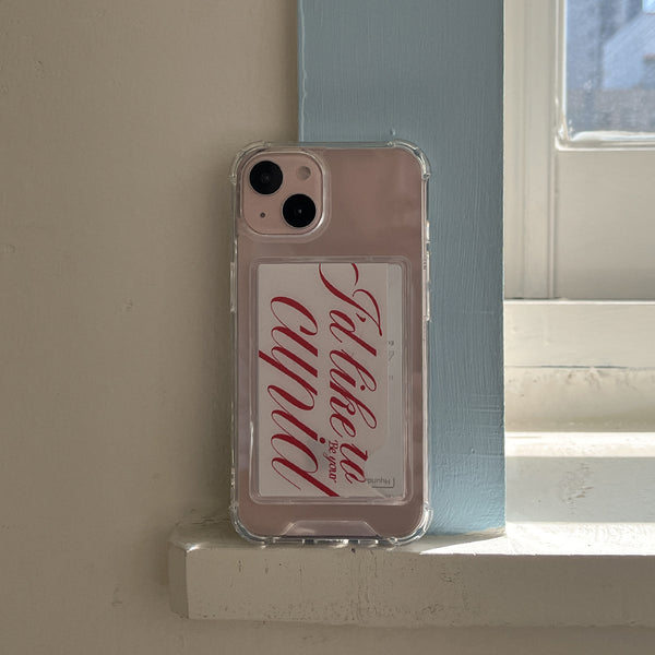 [Mademoment] Your Cupid Design Clear Phone Case (4 Types)