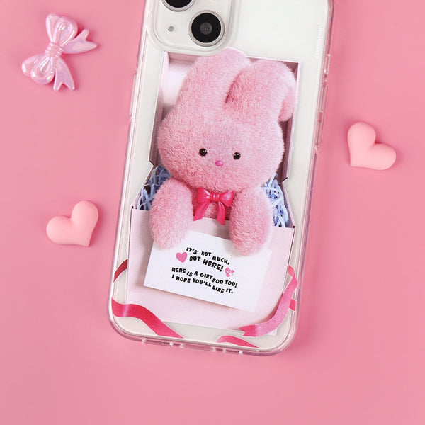 [THENINEMALL] Present Windy Clear Phone Case (3 types)