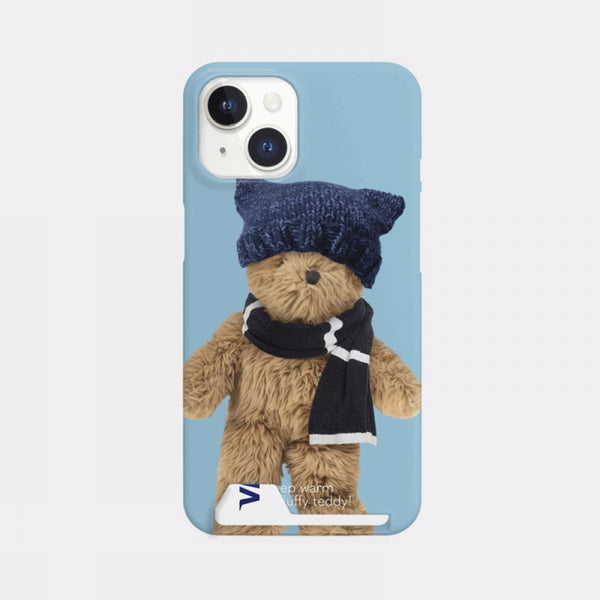 [Mademoment] Winter Fluffy Teddy Design Phone Case