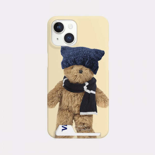 [Mademoment] Winter Fluffy Teddy Design Phone Case