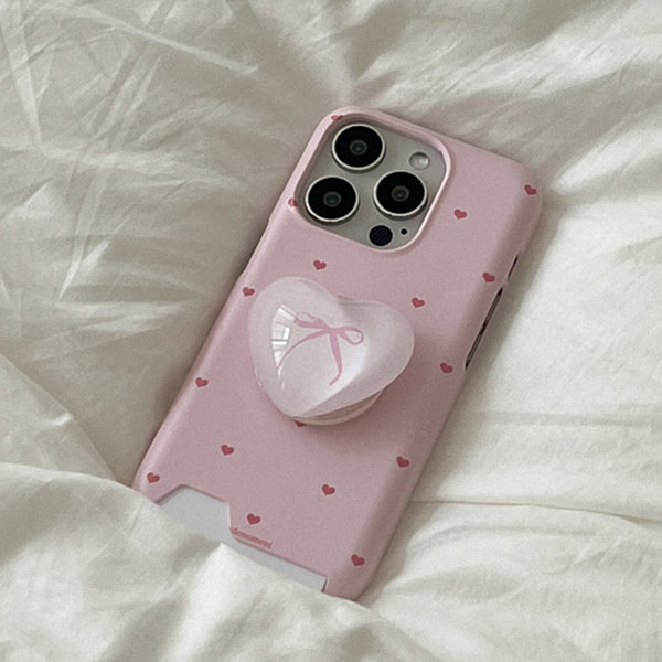 [Mademoment] Small Heart Pattern Design Phone Case