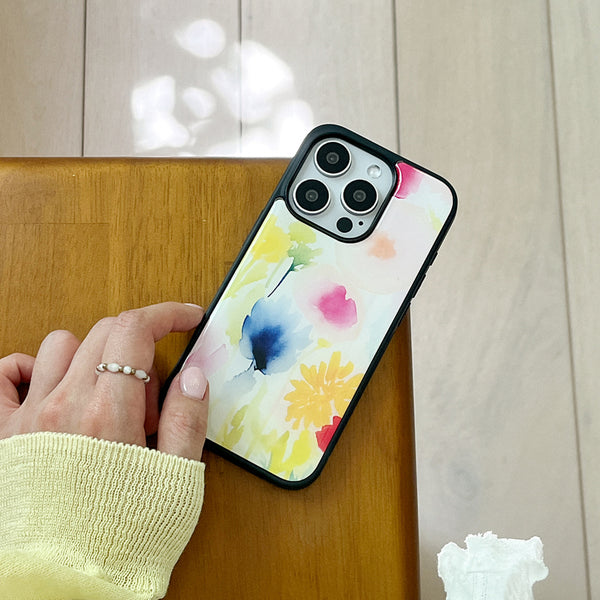 [Mademoment] Iris Garden Design Bumper Phone Case