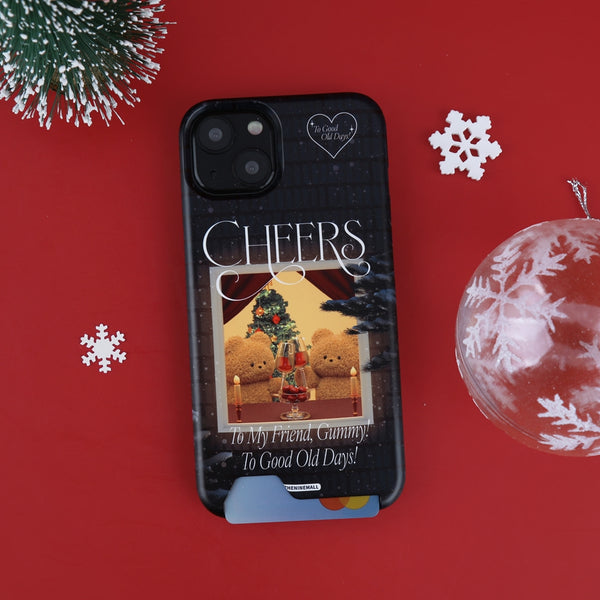 [THENINEMALL] Cheers Gummy Hard Phone Case (2 types)