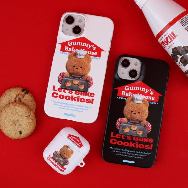 [THENINEMALL] Cookie Gummy Hard Phone Case (2 types)