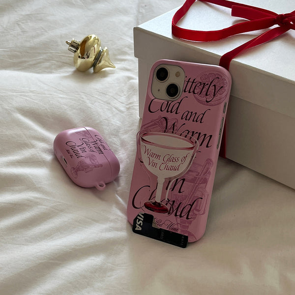 [Mademoment] Glass Of Vin Chaud Design Phone Case