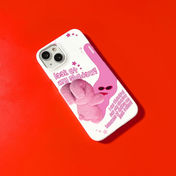 [THENINEMALL] Pink Shadow Windy Hard Phone Case (2 types)