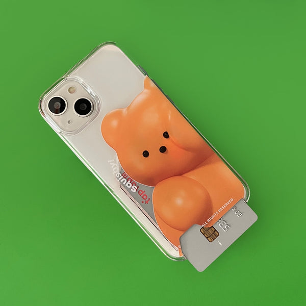 [THENINEMALL] Gummy Squishy Clear Phone Case (3 types)