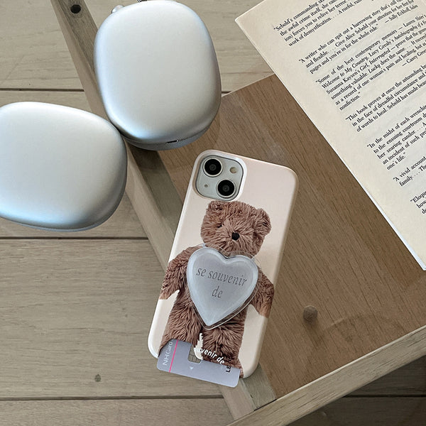 [Mademoment] Teddy Souvenir Pendant Design Phone Case