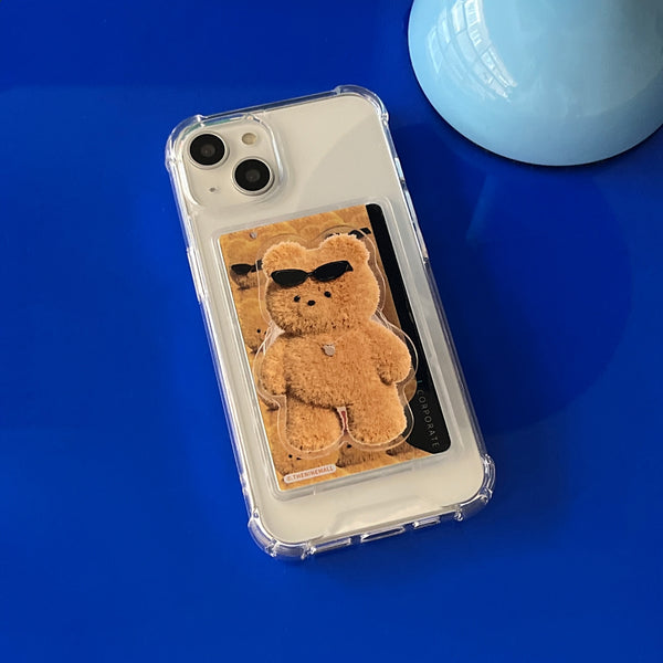 [THENINEMALL] Nice Gummy Pattern Clear Phone Case (1 type)