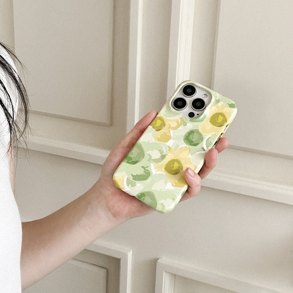 [Mademoment] Flower Watercolor Design Phone Case